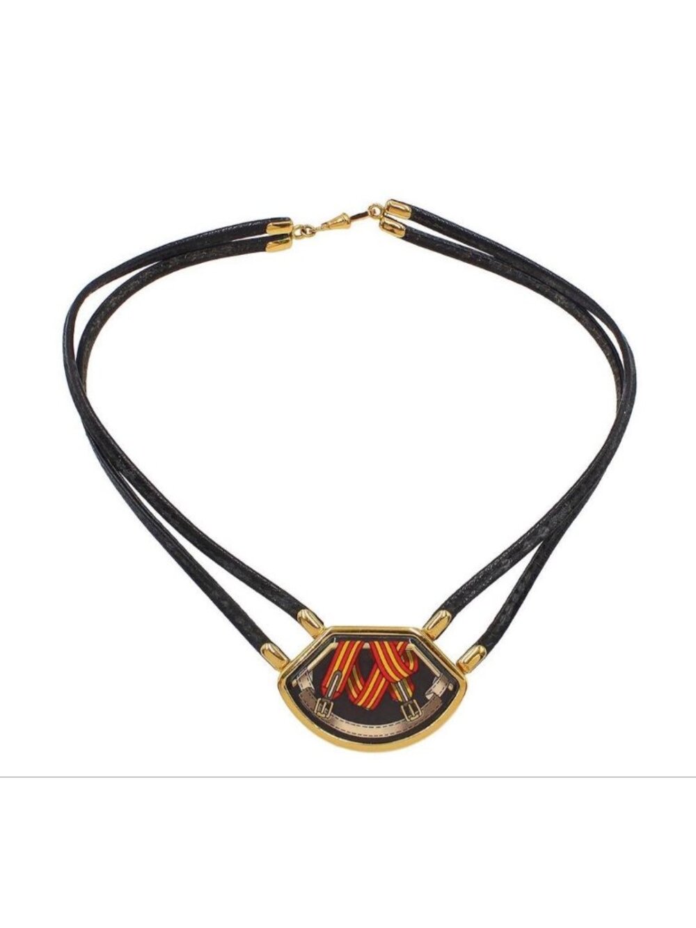 Hermes Enamel Choker Necklace